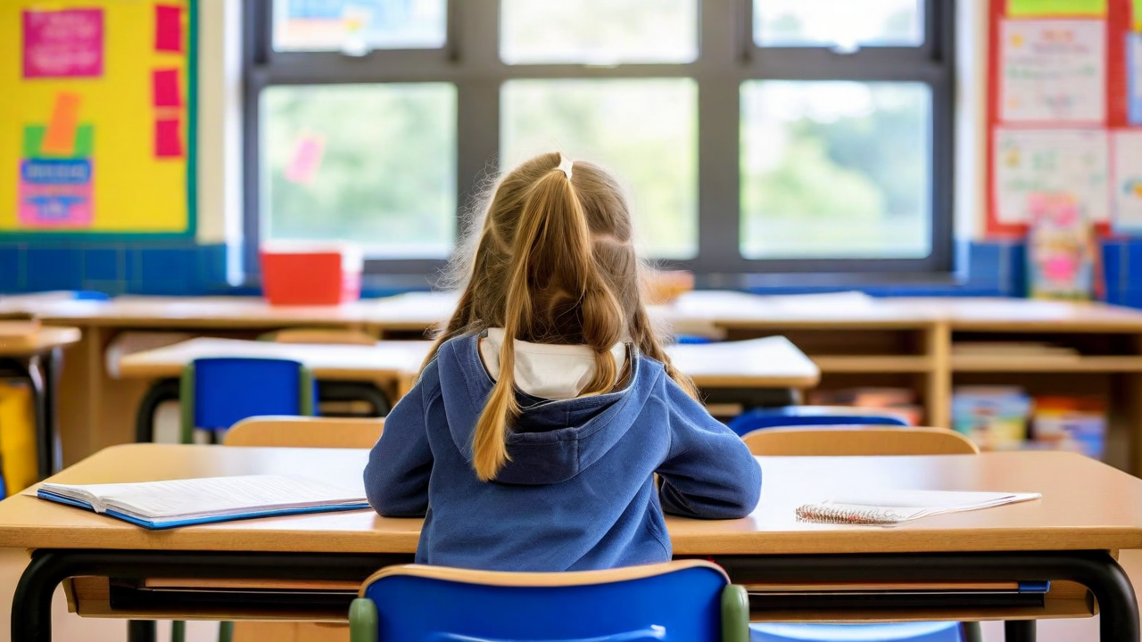 Blog article image — — student working independently at desk, focused expression
