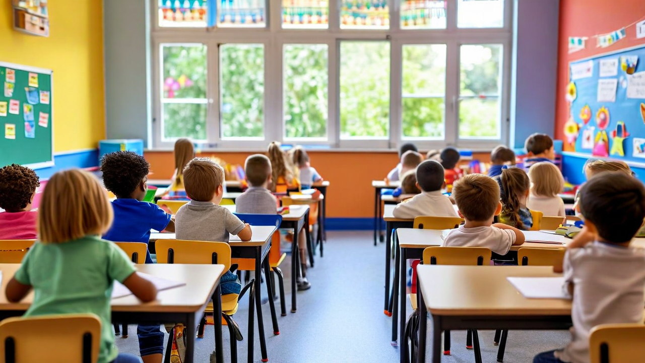 Blog article image — — classroom with students at varied learning levels