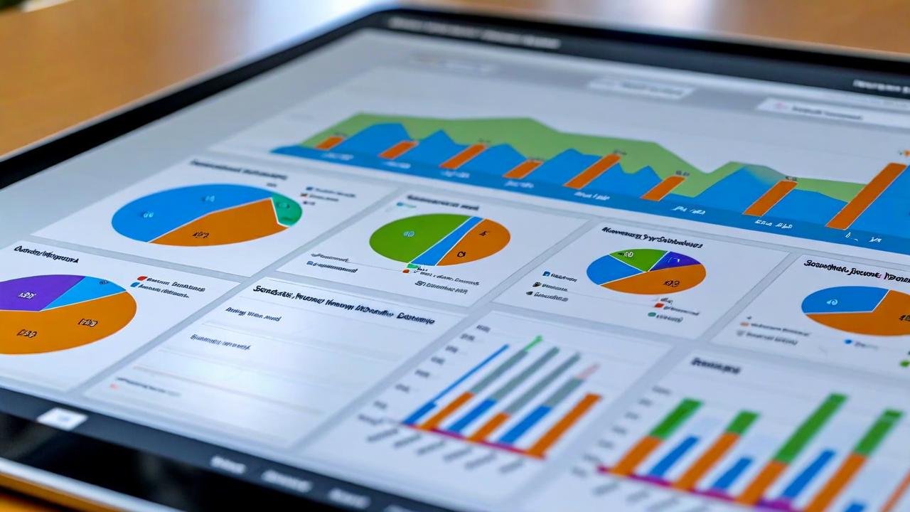 District reporting dashboard —